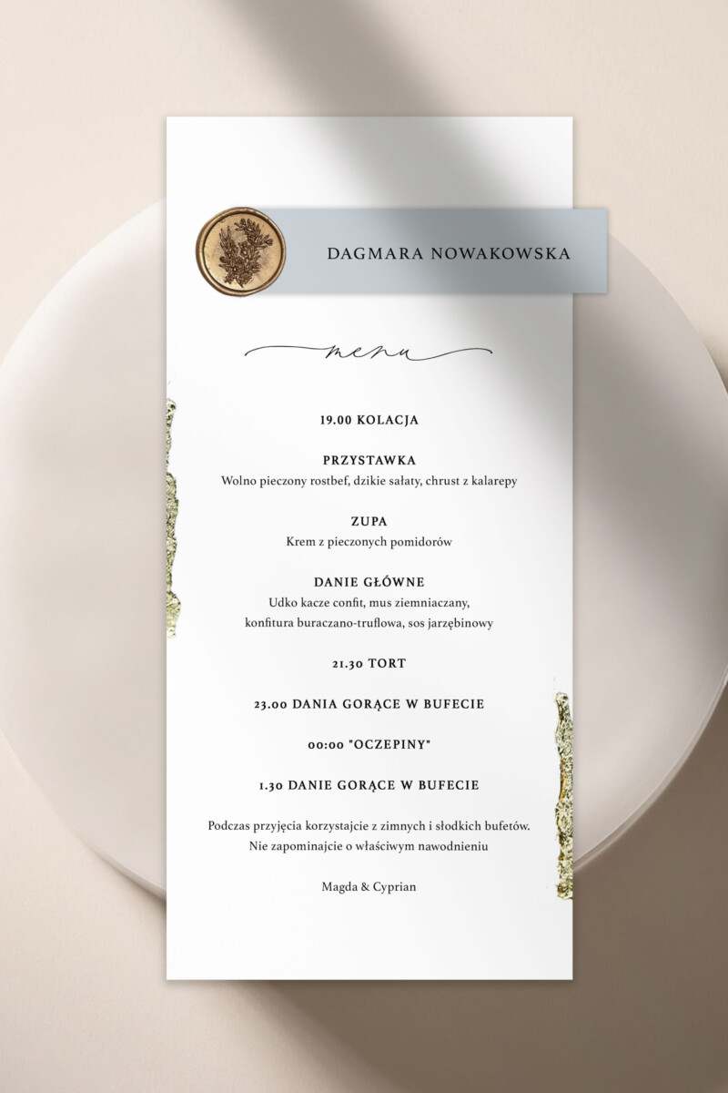 Menu ROSA