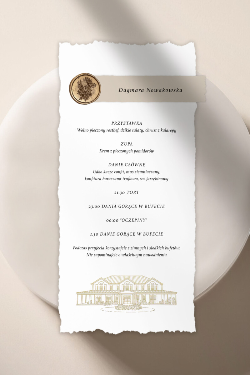 Menu JASMINE