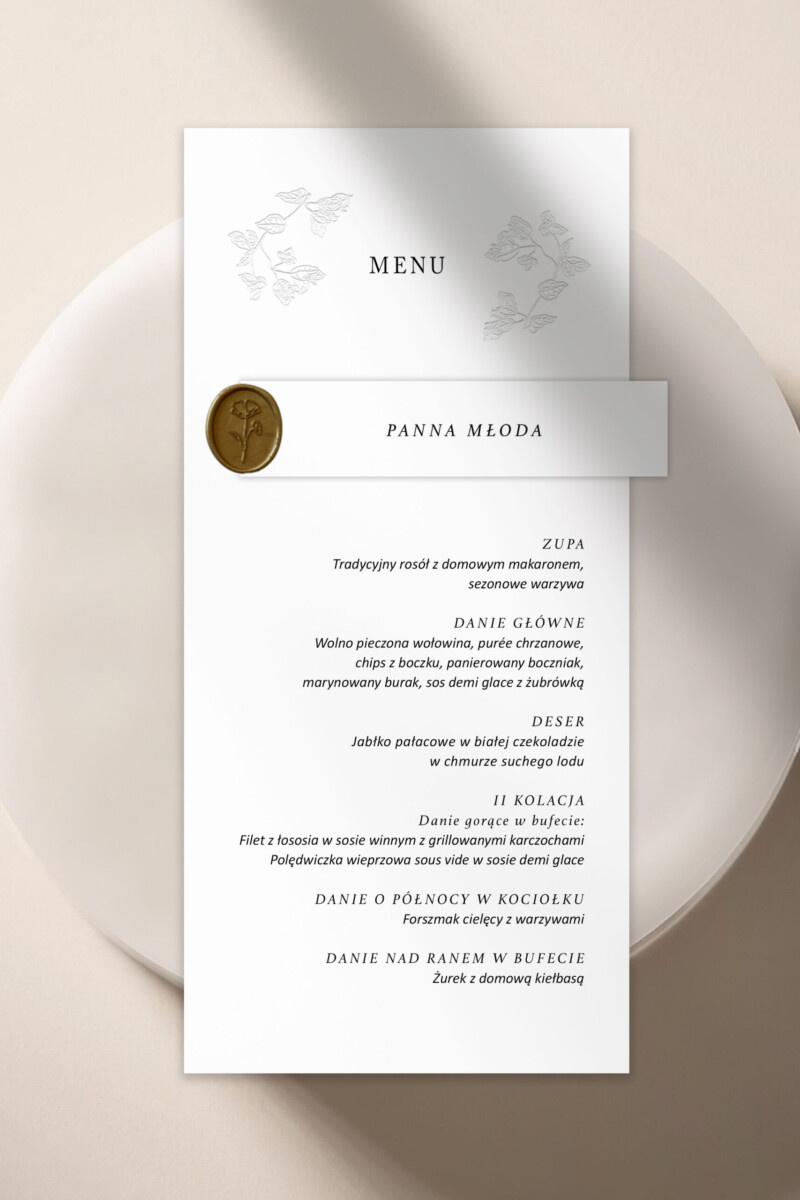 Menu LITTLE LOVE
