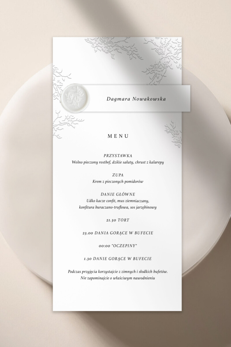 Menu ALESSIA