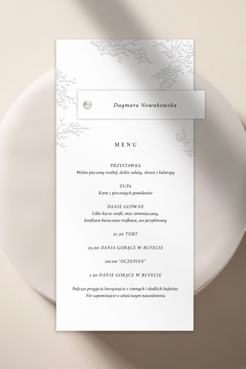 Menu ALESSIA II