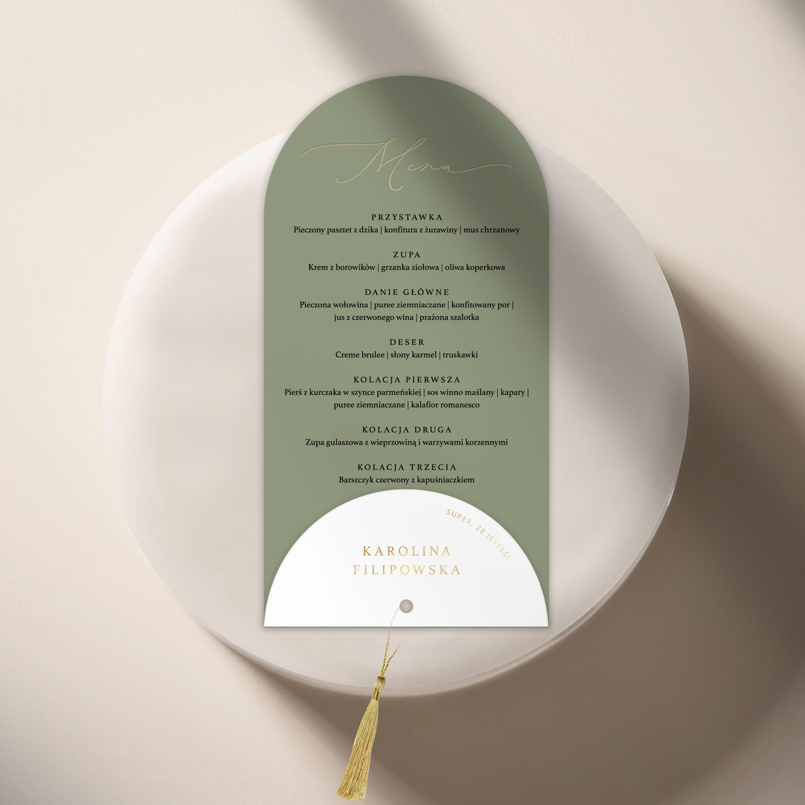 Menu GREEN